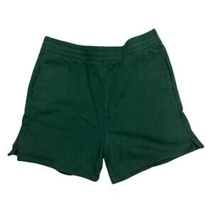 Reformation Green Fleece Sweat Athletic Shorts Size M